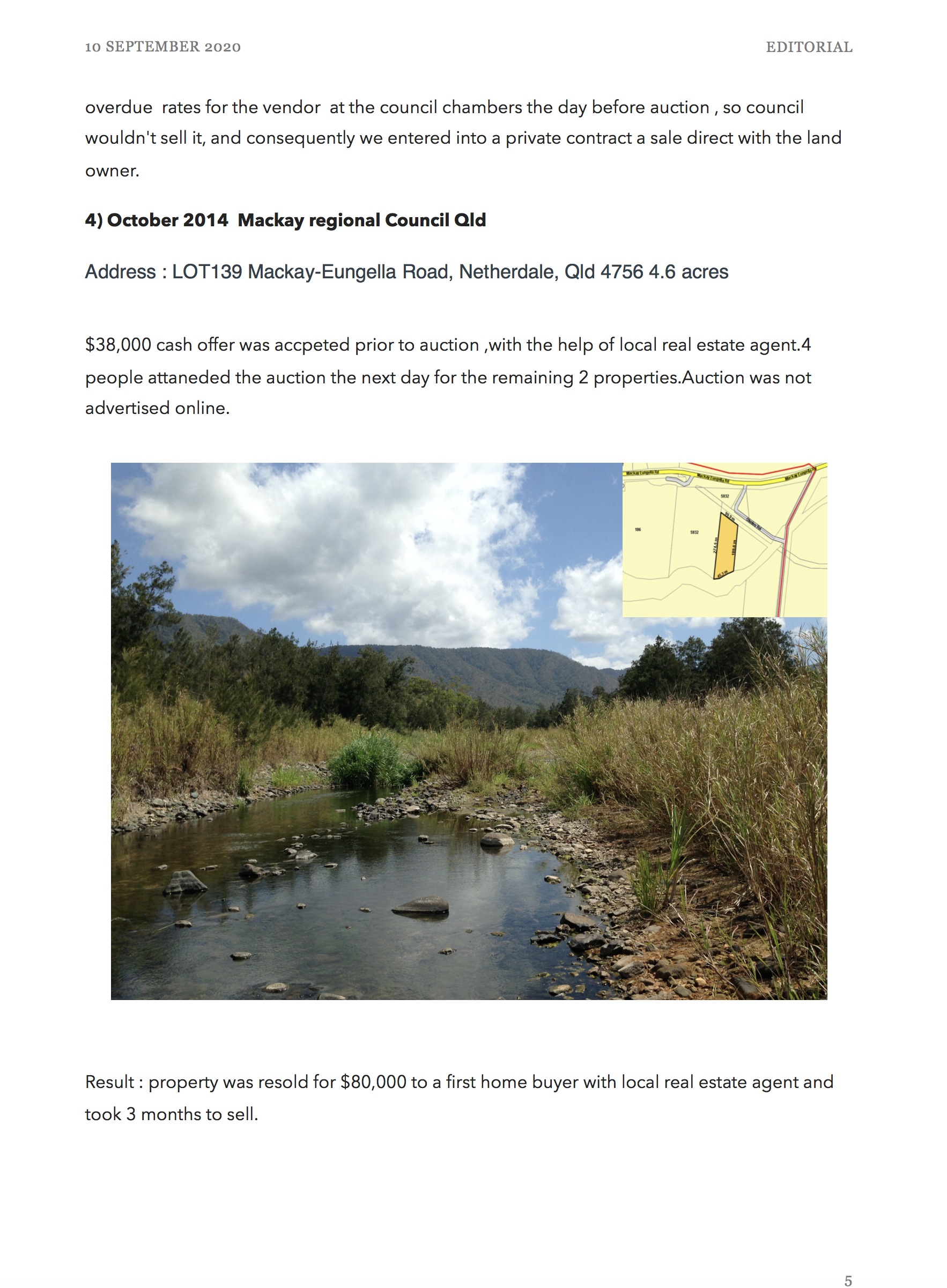 Council Auctions for Unpaid Rates